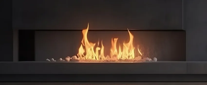 B-Vent Gas Fireplace Installation in Hermitage, PA