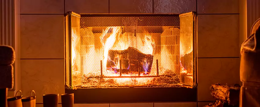Mendota Hearth Landscape Fireplace Installation in Hermitage, Pennsylvania
